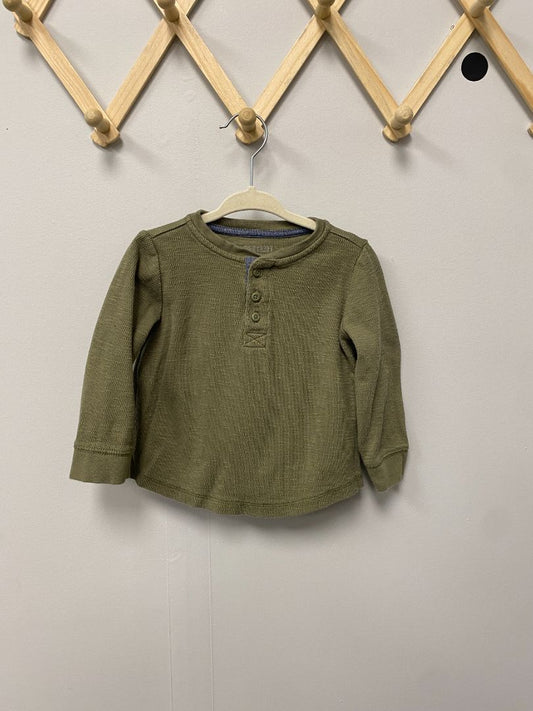 Green Gymboree Longsleeve Shirt, 12-18M