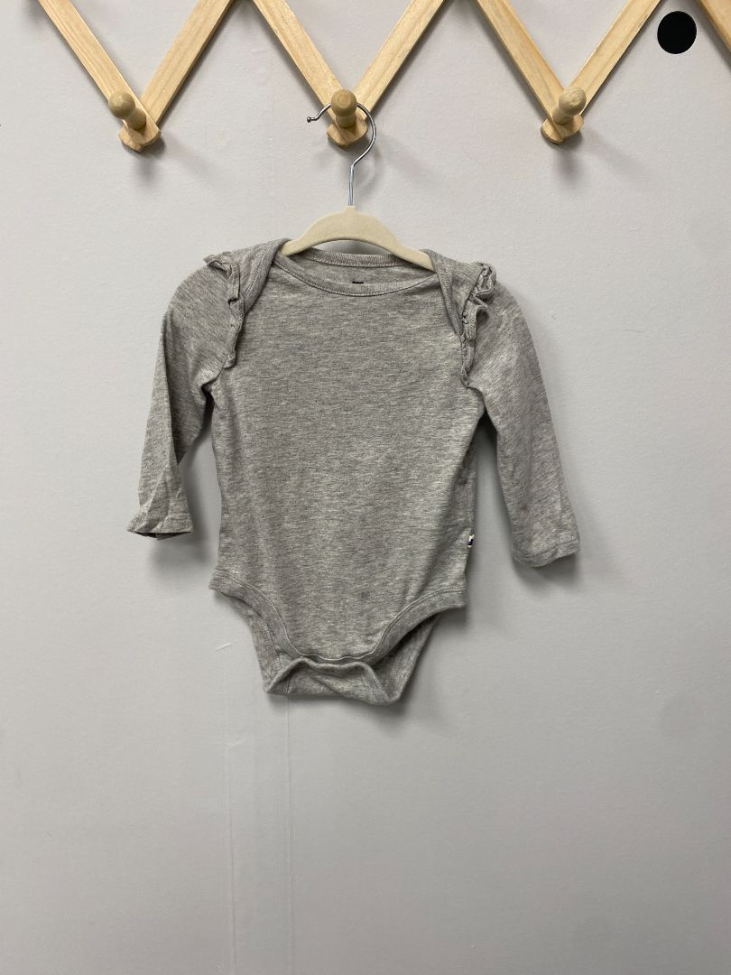 Grey Baby Gap Longsleeve Bodysuit, 3-6M