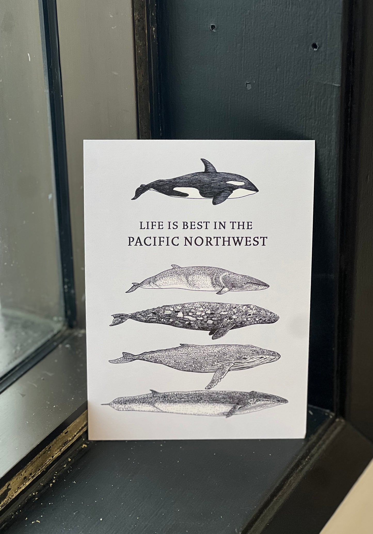 Postcard - Life is Best in The PNW