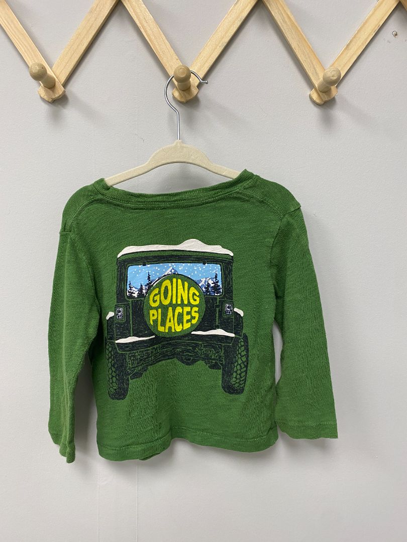 Green Baby Gap Longsleeve Shirt, 18-24M