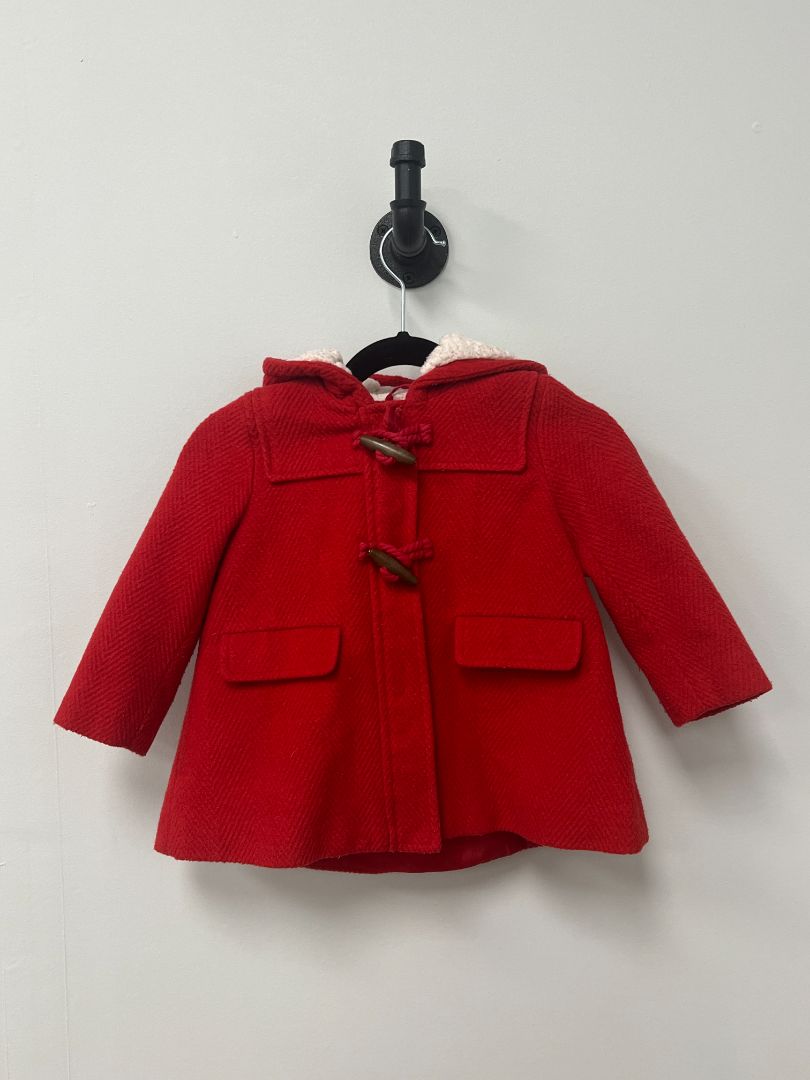 Red Baby Gap Coat, 18-24M