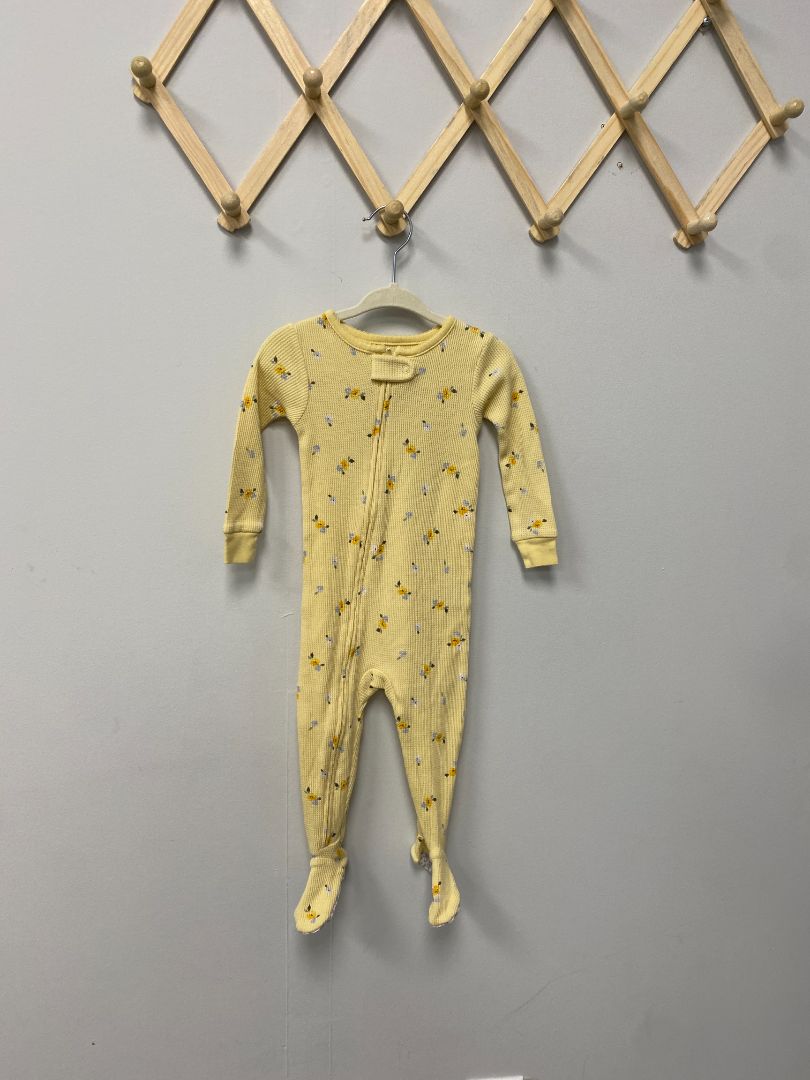 Yellow Carters Pajamas, 12M