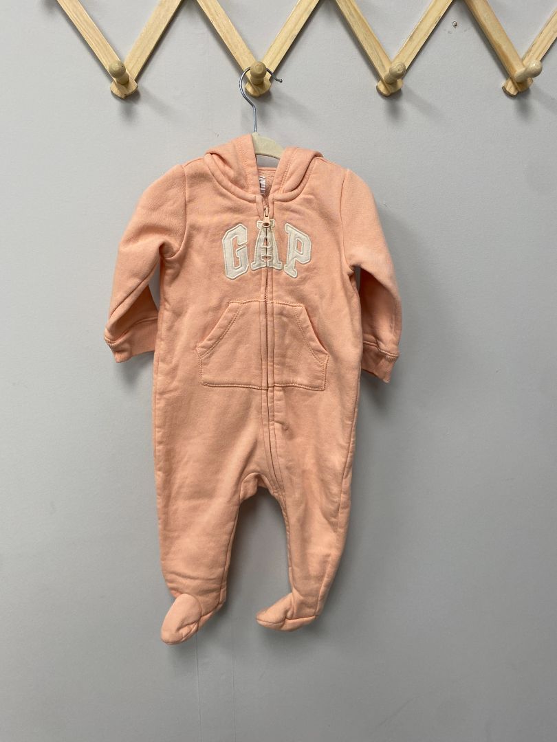 Peach Baby Gap Onesie, 6-12M