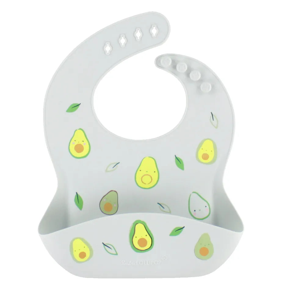 Silicone Bib - Avocado