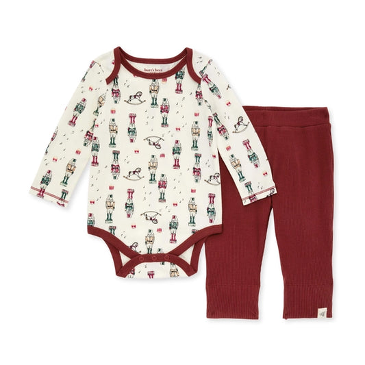 Nutcracker Bodysuit & Ribbed Pant Set