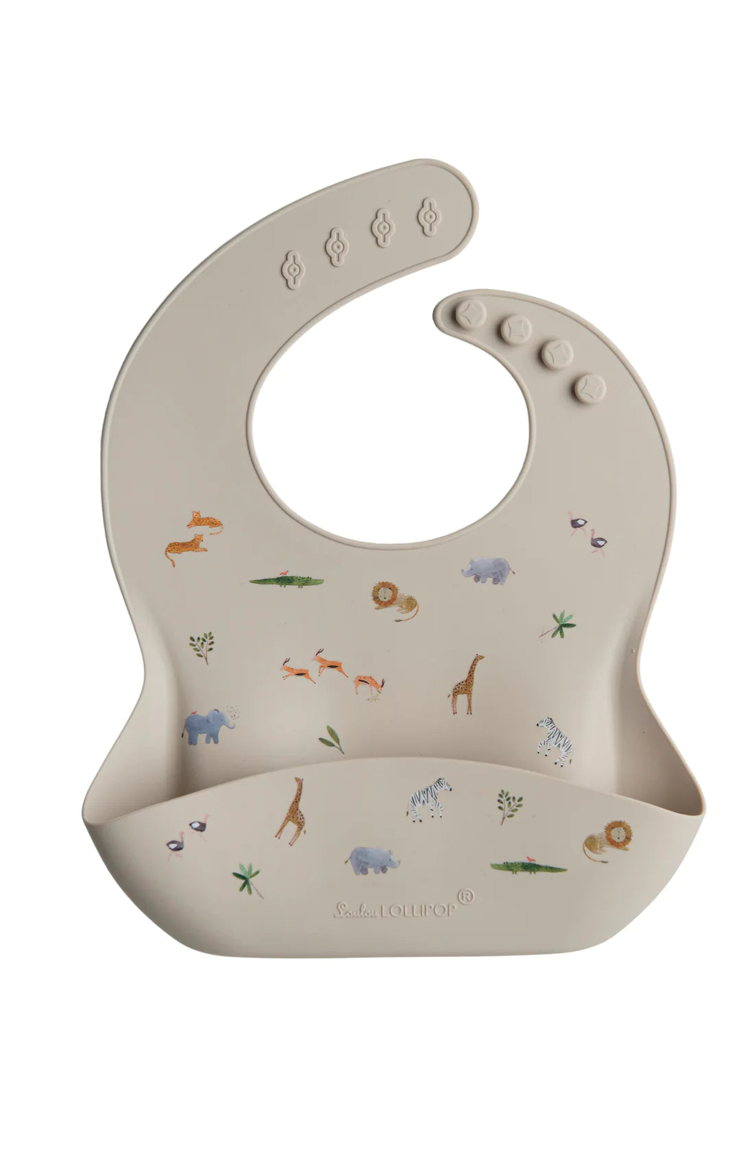 Silicone Bib - Safari