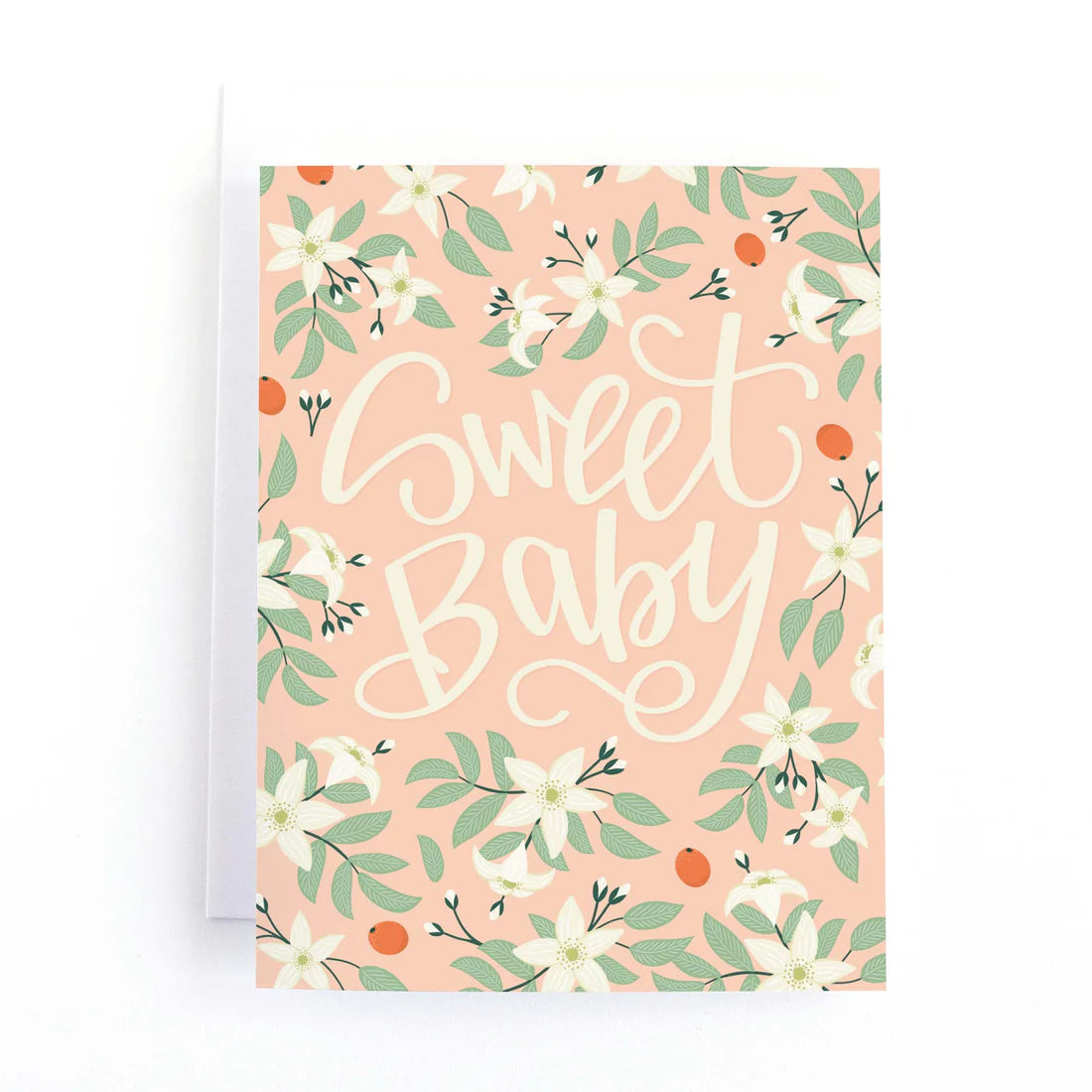 Sweet Baby Orange Blossoms Card