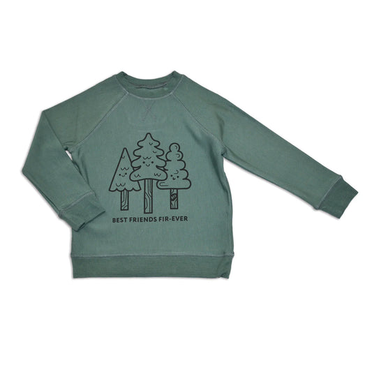 Bamboo Fleece Sweatshirt - Pine (Best Friends)