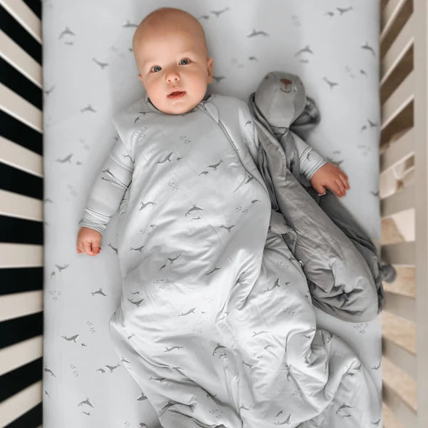 Gunamuna Sleep Sack Duvet -Bamboo Whale 1 TOG