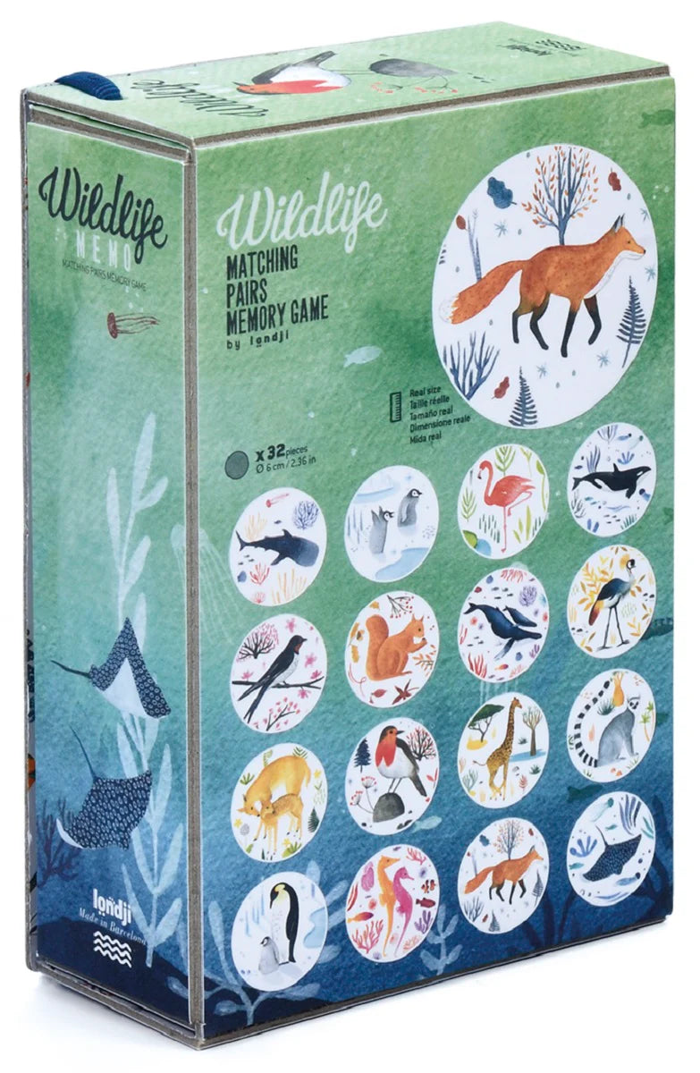 Wildlife Memory Game