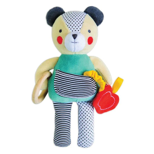 Organic Busy Bear Activity Toy - Blue