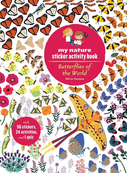 Butterflies of the World - Nature Sticker Activity Book