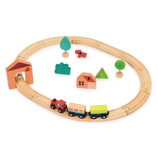 Wooden Train Set