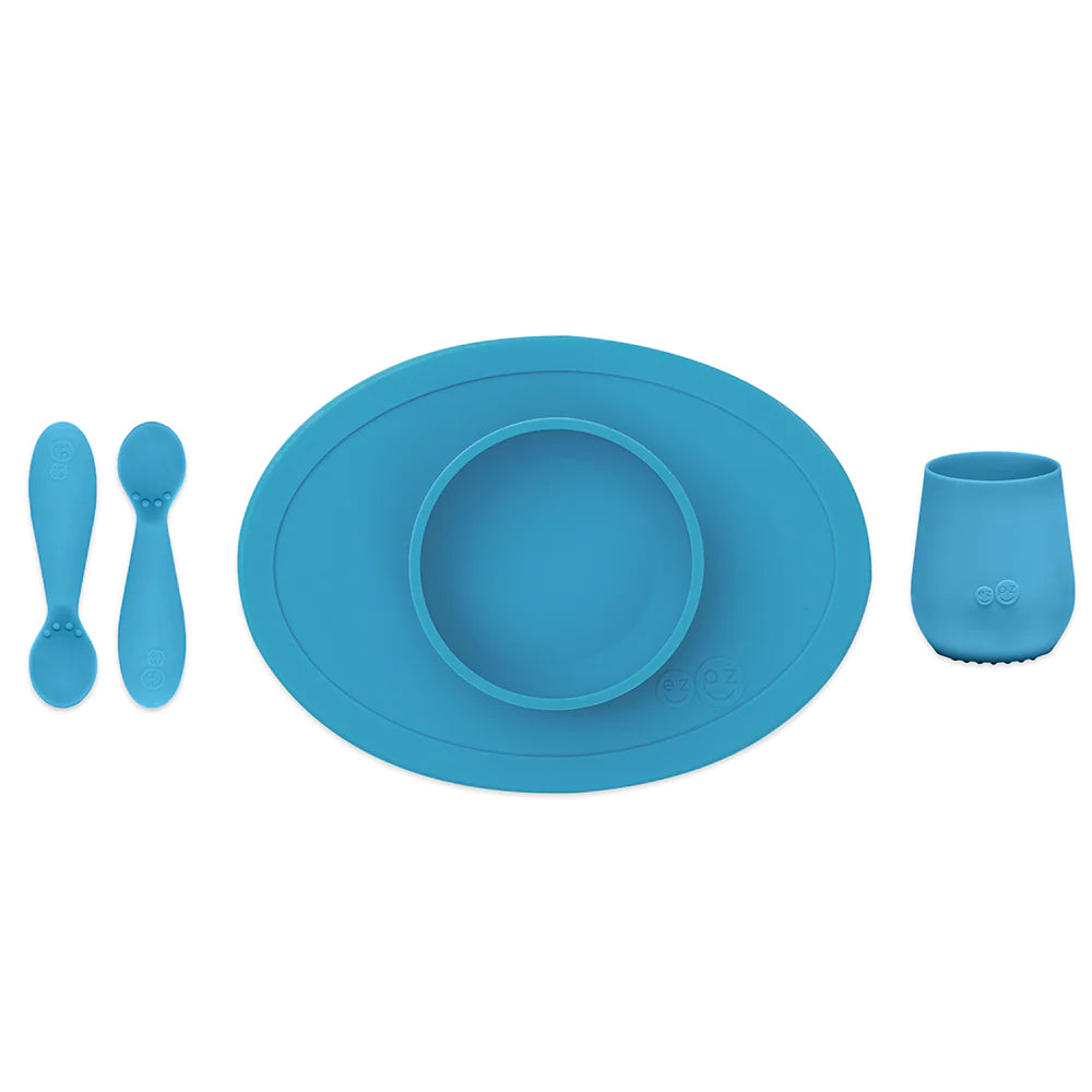 ezpz First Foods Set in Blue