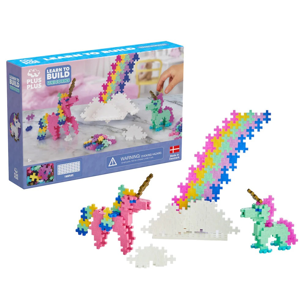 Learn to Build - Unicorns 275pcs, Plus-Plus