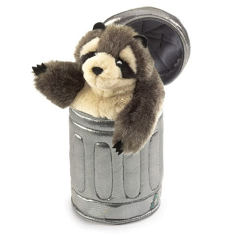 Raccoon In Garbage Puppet