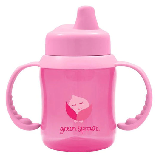 Non-spill Sippy Cup-Pink-6/12mo