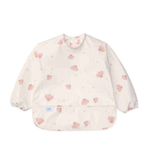 Long Sleeve Waterproof Bib - Seashells